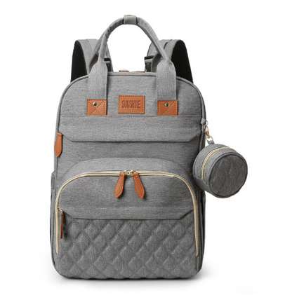 Detailed view of diaper bag for travel use baby learning toy variation