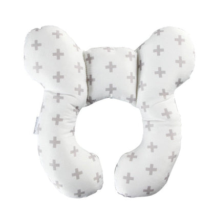Detailed view of baby pillow for travel use baby learning toy variation