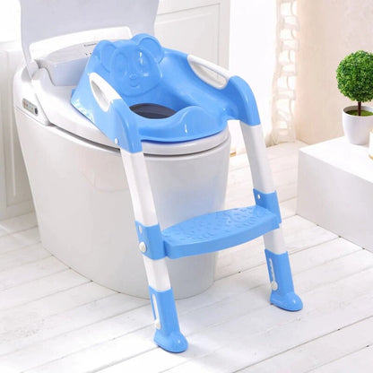 Detailed view of potty training seat for travel use baby learning toy variation