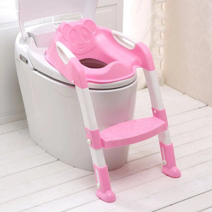 Detailed view of potty training seat for travel use baby learning toy variation