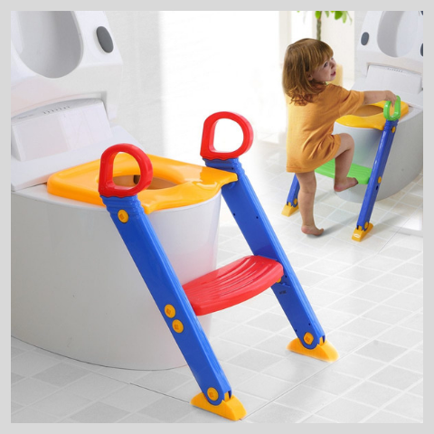 Detailed view of potty training seat for travel use baby learning toy variation