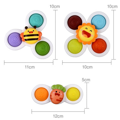 Detailed view of bath toy for sensory play baby learning toy variation