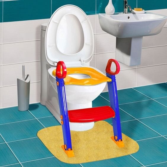 Detailed view of potty training seat for travel use baby learning toy variation