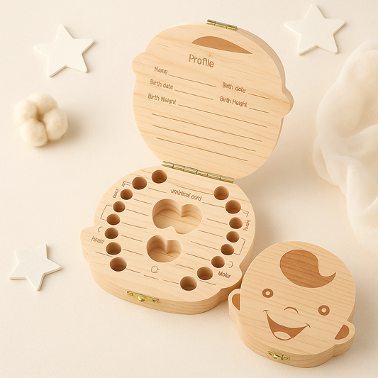 Main view of wood baby product for travel use baby learning toy