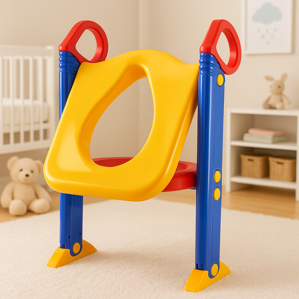 Main view of potty training seat for travel use baby learning toy