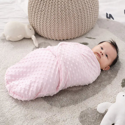 CozyNest™ Ultra-Soft Newborn Wool Sleeping Bag – Secure Swaddle Cocoon
