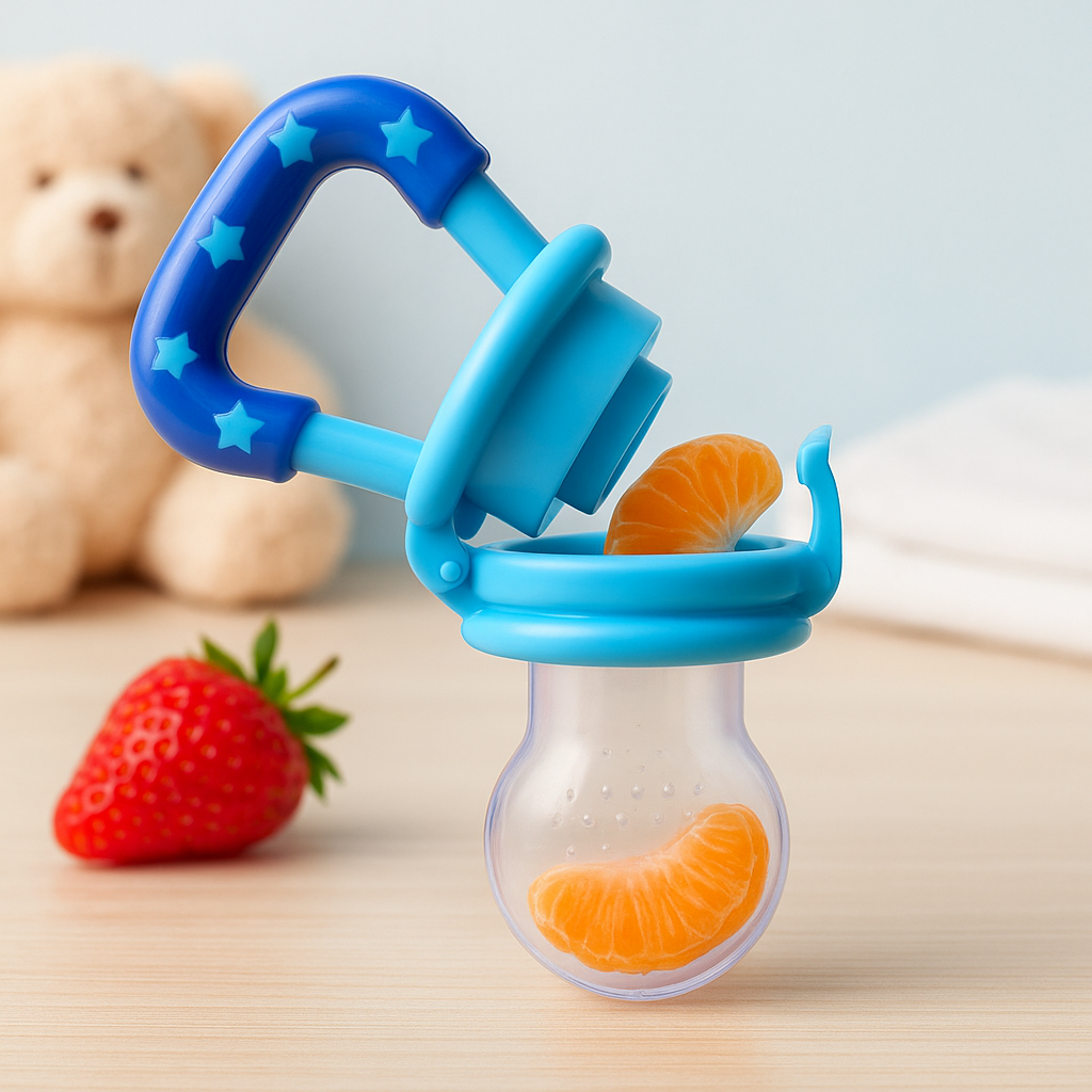 Main view of silicone teething toy for travel use baby teething toy
