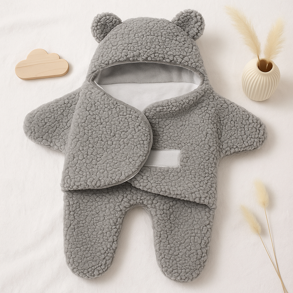 Main view of sleeping bag for sleep support newborn sleeping cocoon