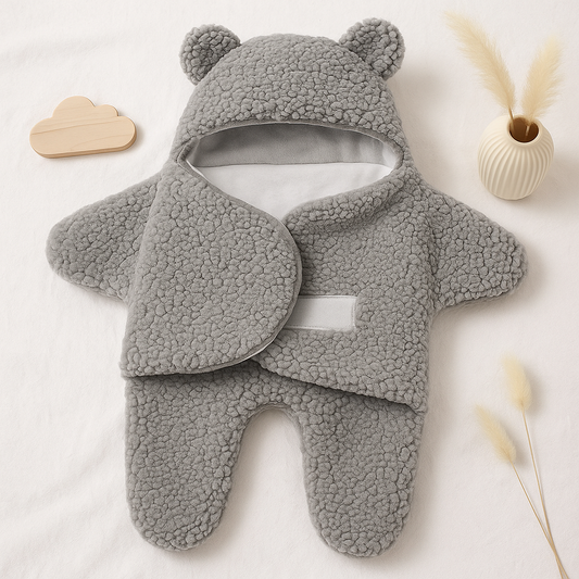 Main view of sleeping bag for sleep support newborn sleeping cocoon