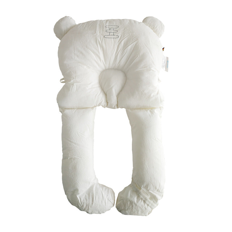 Secondary view of baby pillow for travel use baby learning toy variation