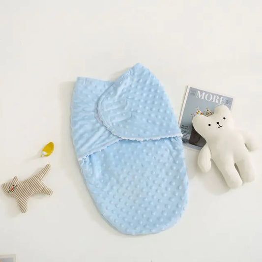 CozyNest™ Ultra-Soft Newborn Wool Sleeping Bag – Secure Swaddle Cocoon